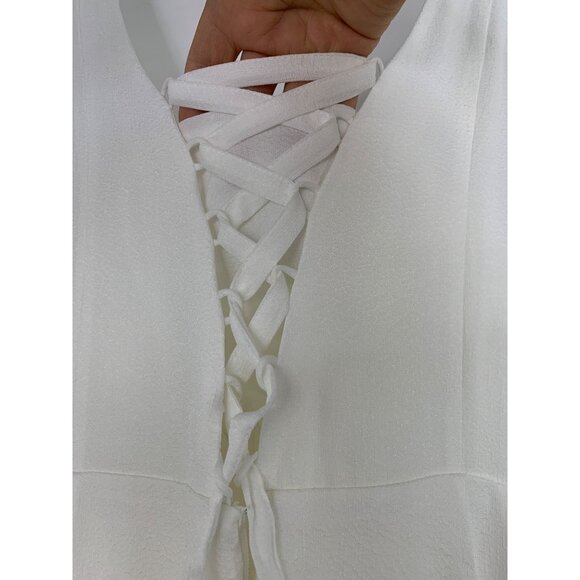 Torrid Ivory Jacquard Sweetheart Wedding Bride Gown Size 18 RZ10402 New Corset - Picture 12 of 16